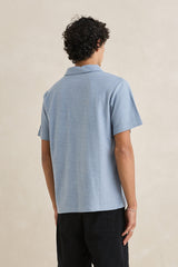 VINTAGE TERRY POLO - BLUE