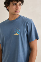 HIGH VINTAGE SS T-SHIRT - SEA BLUE