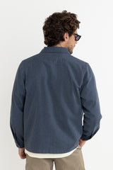 HICKORY STRIPE WORK SHIRT - NAVY