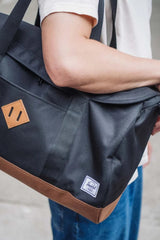 Herschel Heritage Duffle Black/Saddle Brown