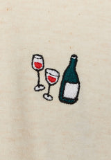 APPLICATION T-SHIRT / 1433 DAT - OFFWHITE MELANGE