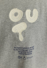 APPLICATION T-SHIRT / 1436 CHA - GREY MELANGE