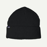 FISHERMAN'S ROLLED BEANIE BLACK