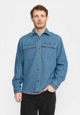 WORKER SHIRT / 3222 - BLUE