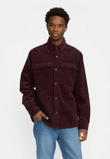 UTILITY OVERSHIRT / 3776 - BURGUNDY