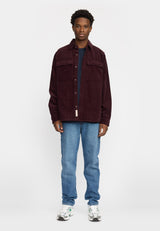 UTILITY OVERSHIRT / 3776 - BURGUNDY