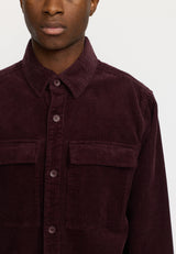 UTILITY OVERSHIRT / 3776 - BURGUNDY