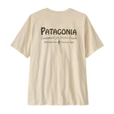 M's Water People Banner T-Shirt - Undyed Natural