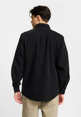 OVERSHIRT W. ZIPPER / 3922 - BLACK