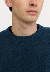 KNIT SWEATER / 6537 - BLUE