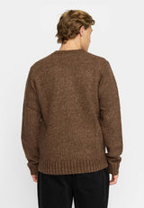 KNIT SWEATER / 6538 - BROWN