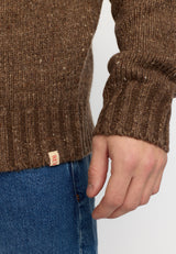 HIGH-NECK SWEATHER / 6568 - BROWN