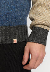 KNIT SWEATER / 6607 - BLUE