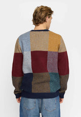 KNIT SWEATER / 6608 - NAVY