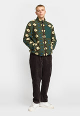 PRINTED POCKET TEDDY / 7019 - GREEN