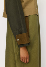 Block Trenchcoat / 77350 - Army