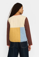 Quilted Block Jacket / 77360 - Off White