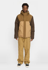 PADDED TECH JACKET / 7879 - BROWN