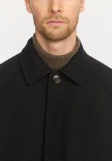 MAC COAT / 7884 - BLACK