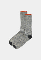 OUTDOOR SOCK / 8918 - LIGHTGREY-MELANGE