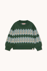 RABBITS SWEATER - DARK GREEN