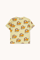 DOGS TEE - DUSTY YELLOW