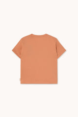 FLOWERS EYES GRAPHIC TEE - LIGHT RUST