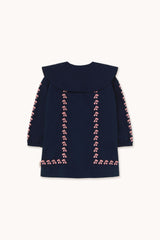 MINI CHERRIES DRESS - NAVY