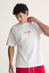 BUCKLED SS TEE - WHITE