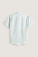 LAWSON STRIPE SS SHIRT - DAWN MIST/MARSHMALLOW