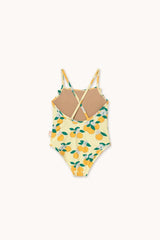 ORANGES SWIMSUIT - PASTEL YELLOW