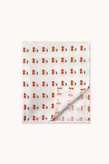 CHERRIES SWADDLE - OFF WHITE