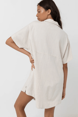CLASSIC SHIRT DRESS - OAT