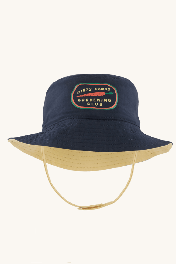 Baby Sun Bucket Hat - Garden Club: New Navy