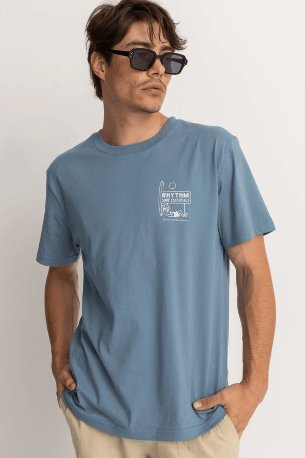 Lull SS T-Shirt - Vintage Blue
