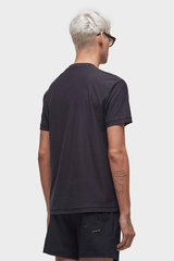 T-SHIRT WASHED POCKET SPOT - PRETO