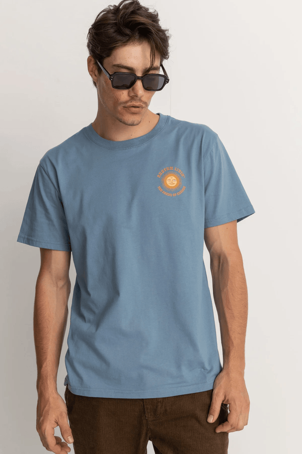 Sun Life SS T-Shirt - Vintage Blue