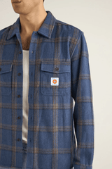 CHECK LS SHIRT - BLUE