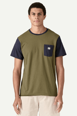Shop Sticker Pocket Responsibili-Tee - Tent Green 25