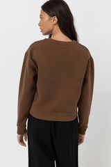 Classick Crew Neck Fleece - Chocolate