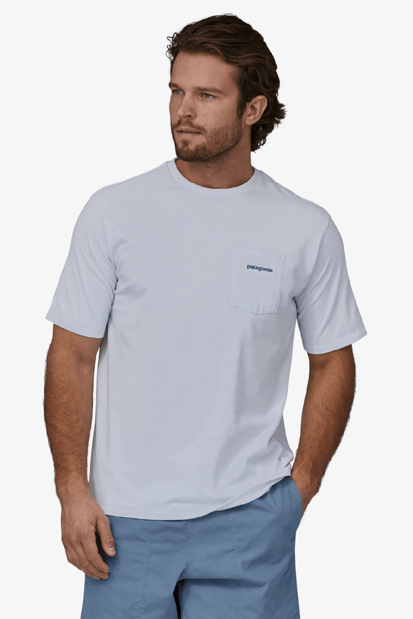 Men's Boardshort Logo Pocket Responsibili-Tee® - White