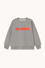 MAMMA SWEATSHIRT - MEDIUM GREY HEATHER