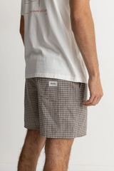 Linen Check Jam - Sand
