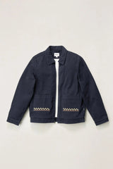 ARUGAM TWILL JACKET - MIDNIGHT NAVY