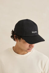 ESSENTIAL BRUSHED TWILL CAP - BLACK
