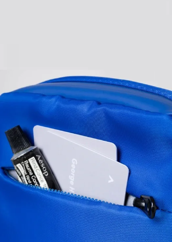 Topologie Wares Bags Tinbox Mini Future Blue Satin