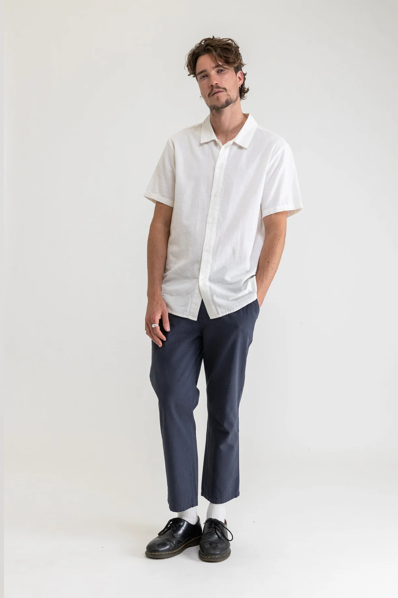 Classic Linen SS Shirt - White (24)