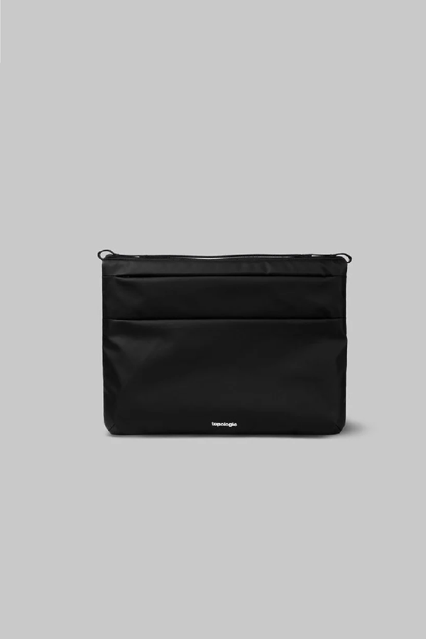 Topologie Wares Bags Flat Sacoche Large Black Dry