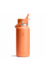 32 OZ WIDE FLEX STRAW CAP NECTAR ORANGE