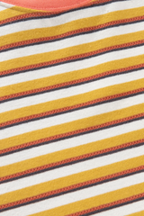 Vintage Stripe SS T-Shirt - Mustard